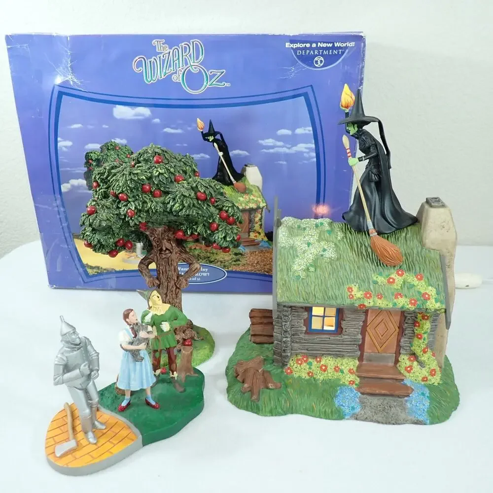 Dept 56 Wizard of Oz Want To Play Scarecrow 56.59351 Set w/Box
